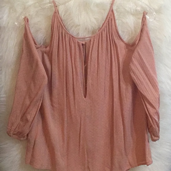 Timing - Pale Pink Cold Shoulder with Buttons S - Picture 6 of 7